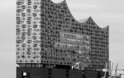 Hamburger Elbphilharmonie im Morgengrau